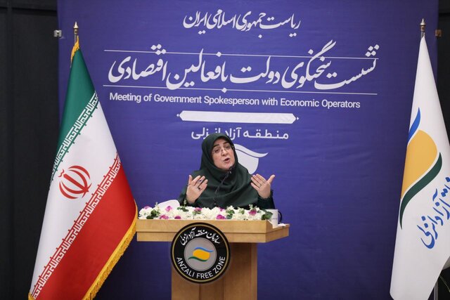 فاطمه مهاجری سخنگوی دولت در نشست با فعالان اقتصادی: دولت گوش شنوایی برای فعالان اقتصادی دارد