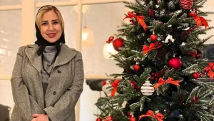 مرجانه گلچین و آرزوهای کریسمسی برای ایران و مردم