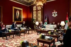 گفتوگوی«کایا کالاس»، مسئول سیاست خارجی اتحادیه اروپا با«عبدالله دوم»،پادشاه اردن