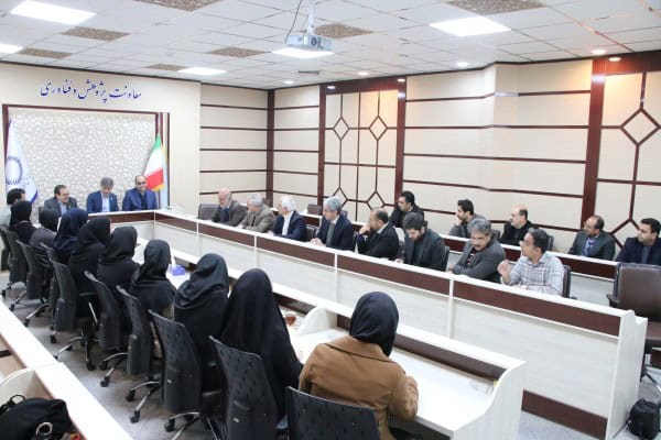 آیین تکریم و معارفه معاونین سابق و جدید پژوهش و فناوری دانشگاه رازی
