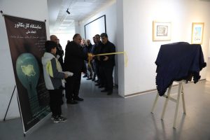 افتتاح نمایشگاه کاریکاتور اتحاد ملی در کرمانشاه