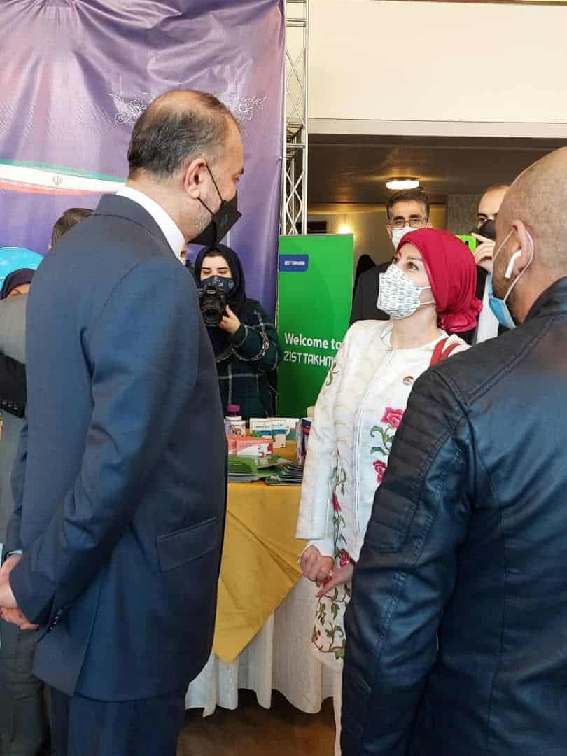 مصدومیت سلام الزواوی سفیر فلسطین و انتقال به بیمارستان در ناآرامیهای تهران