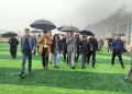 افتاح پروژه‌های ورزشی و آموزشی در روستاهای هرسین