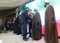 تقدیر از حمیدرضا عزتی مدیرکل ورزش و جوانان توسط امام جمعه در جشن ازدواج دانشجویی در کرمانشاه