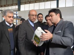 بازدید استاندار کرمانشاه از شرکت دانشبنیان توسکا تجارت آریان